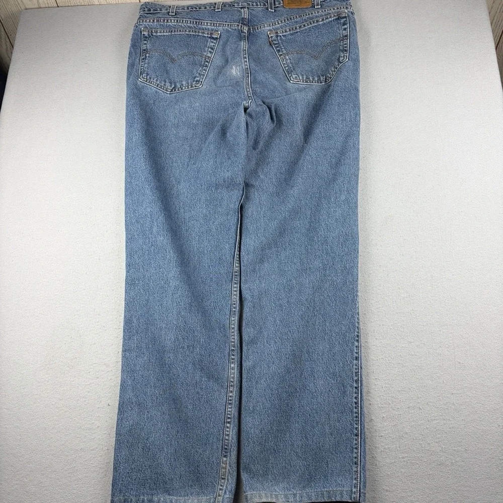 Vintage 1998 Levi's 540 Orange Tab Relaxed Jeans 44x36 (Fits 44x34)